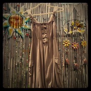 Summer Dress Light Brown